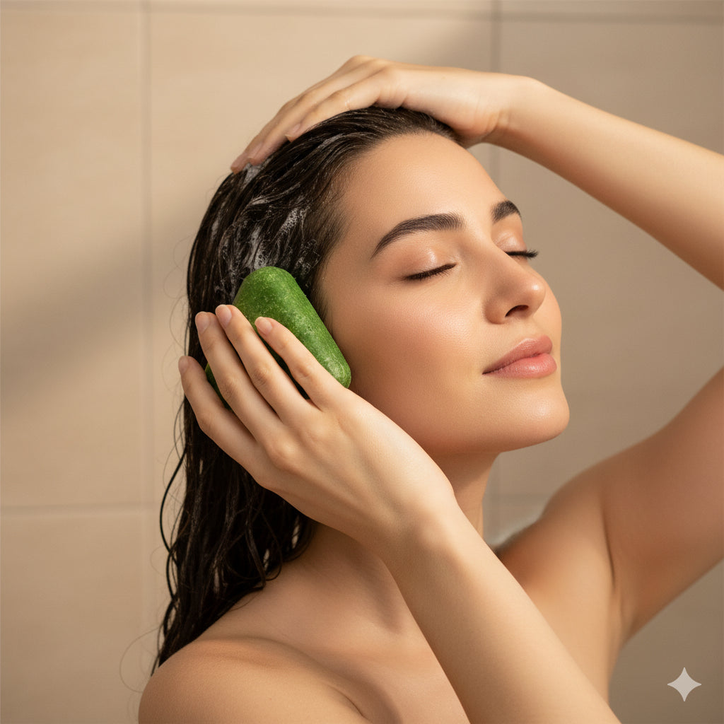 ‫الصابونة الكورية الترند 🇰🇷… توقف التساقط وتطوّل شعرك من أول أسابيع! 🎁 + حبة إضافية مجانًا‬